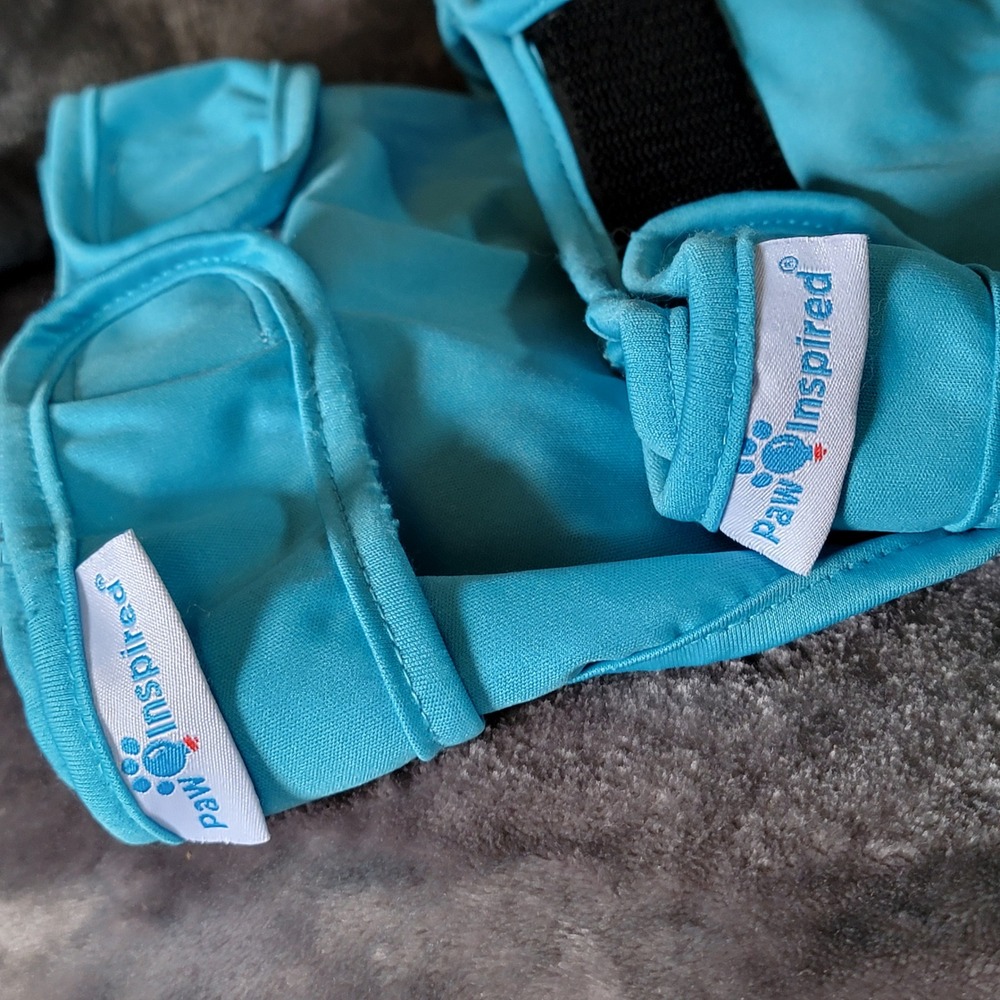 Paw Inspired Dog Diapers‎ Large Blue Excellent Washable Reusable 2pk